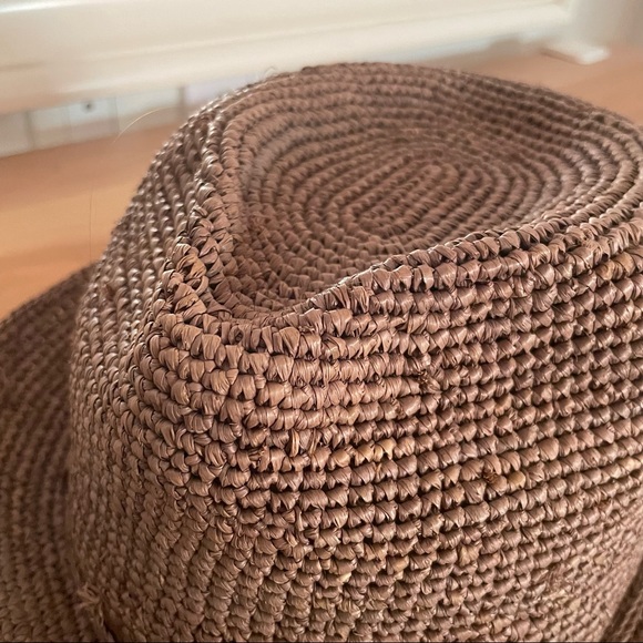Original Australian Kaminski brown raffia hat - Picture 11 of 11